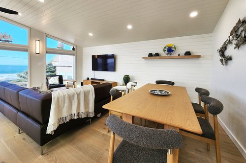 Large dining room table for feasts and game night.