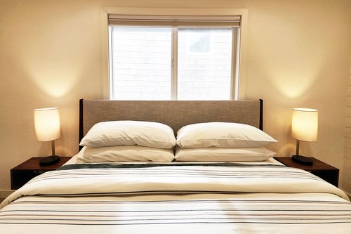 Relax after a day of exploring in one of three bedrooms.