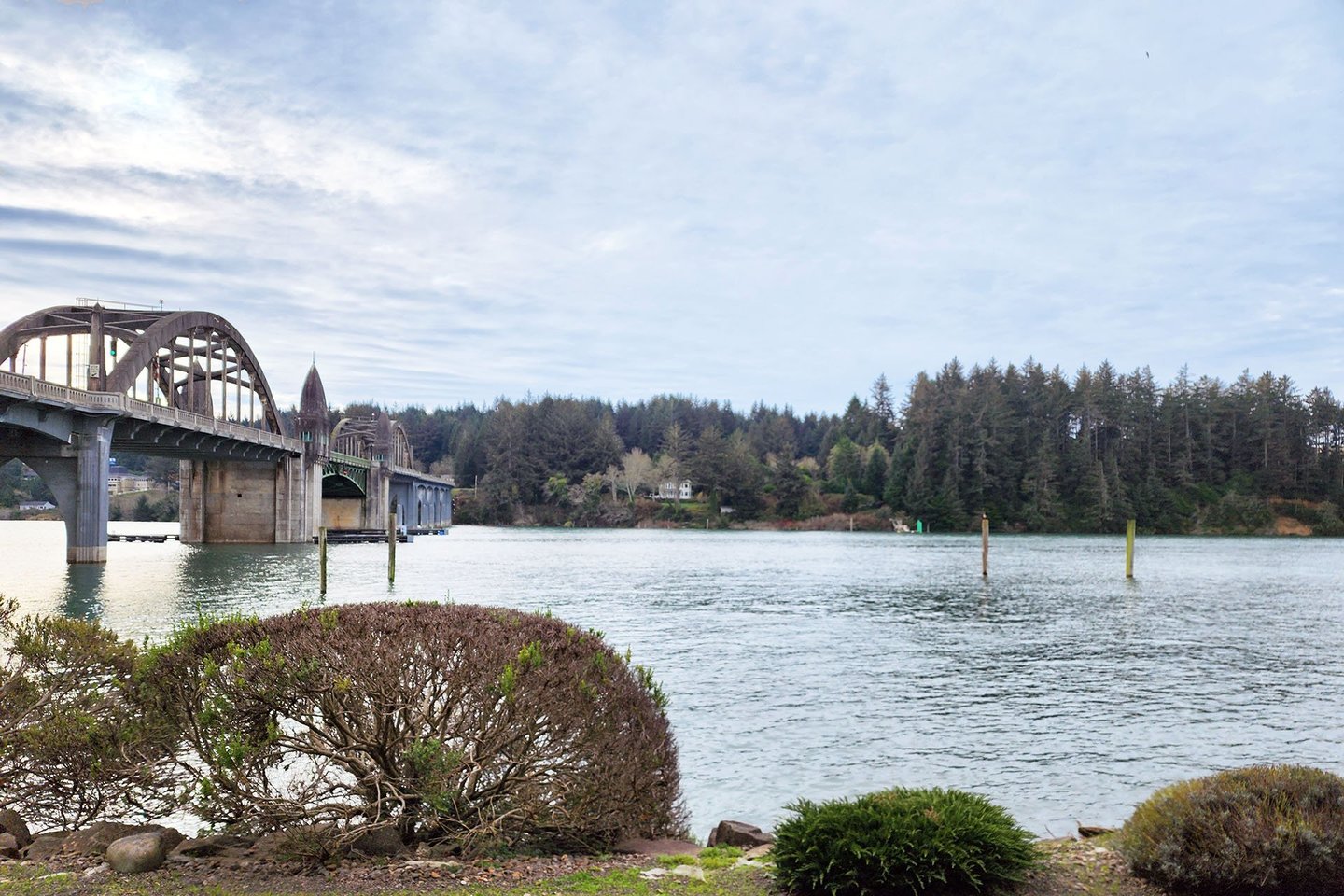 The Siuslaw River is right outside the door!