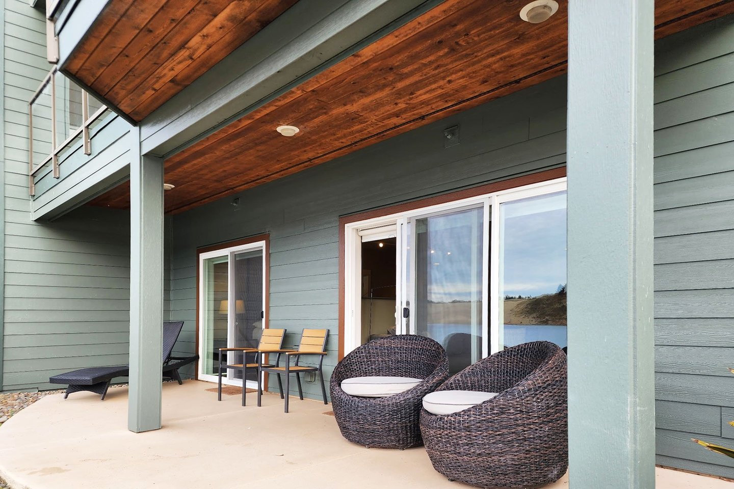 Wonderful covered patio to relax and on.