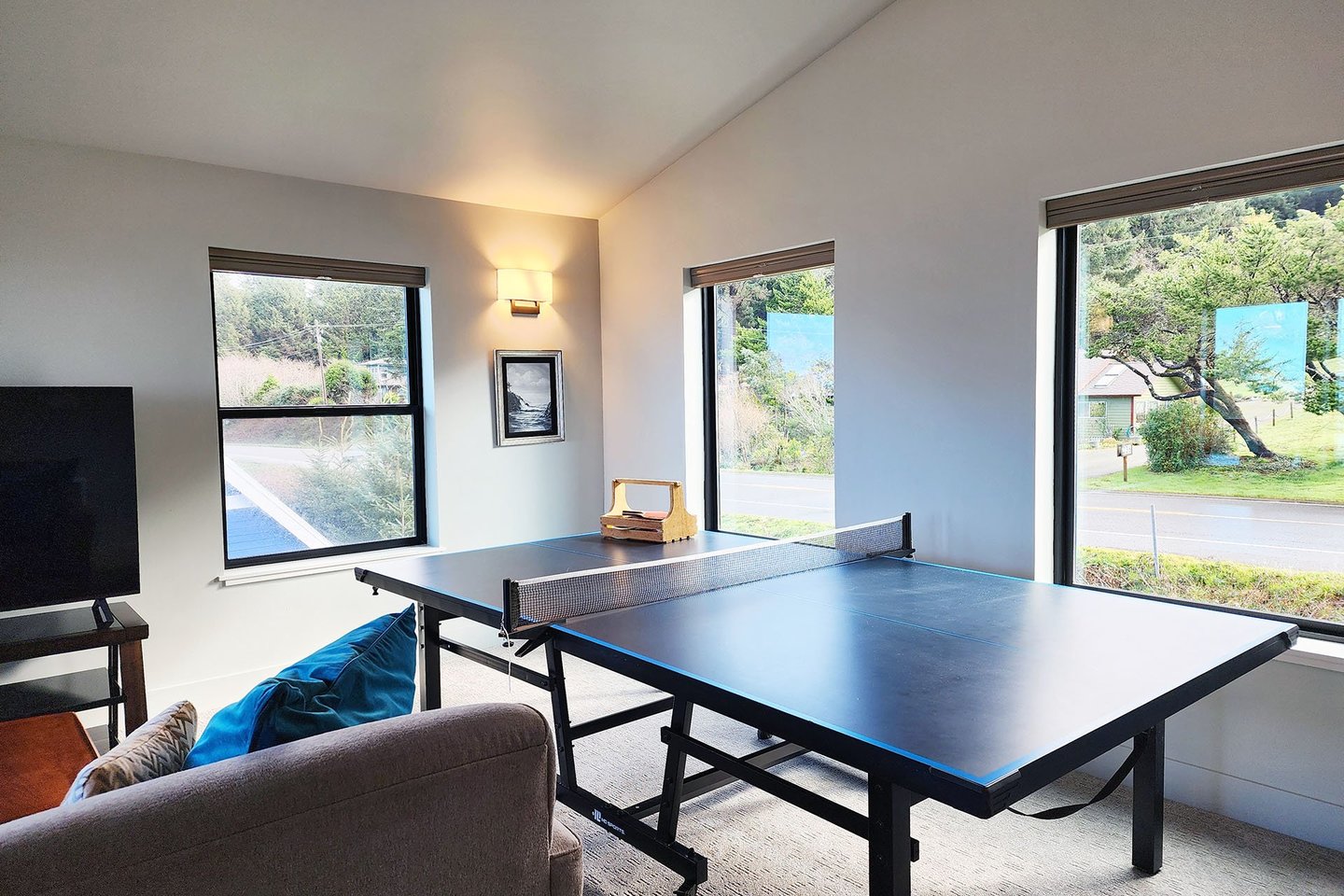 Enjoy a rousing game of ping pong!
