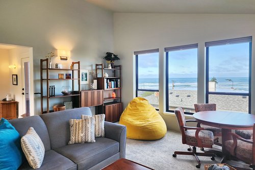 Fun place to gather for tv, games and views!