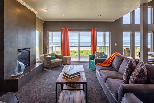 An incredible view from everywhere in this beautifully furnished home.