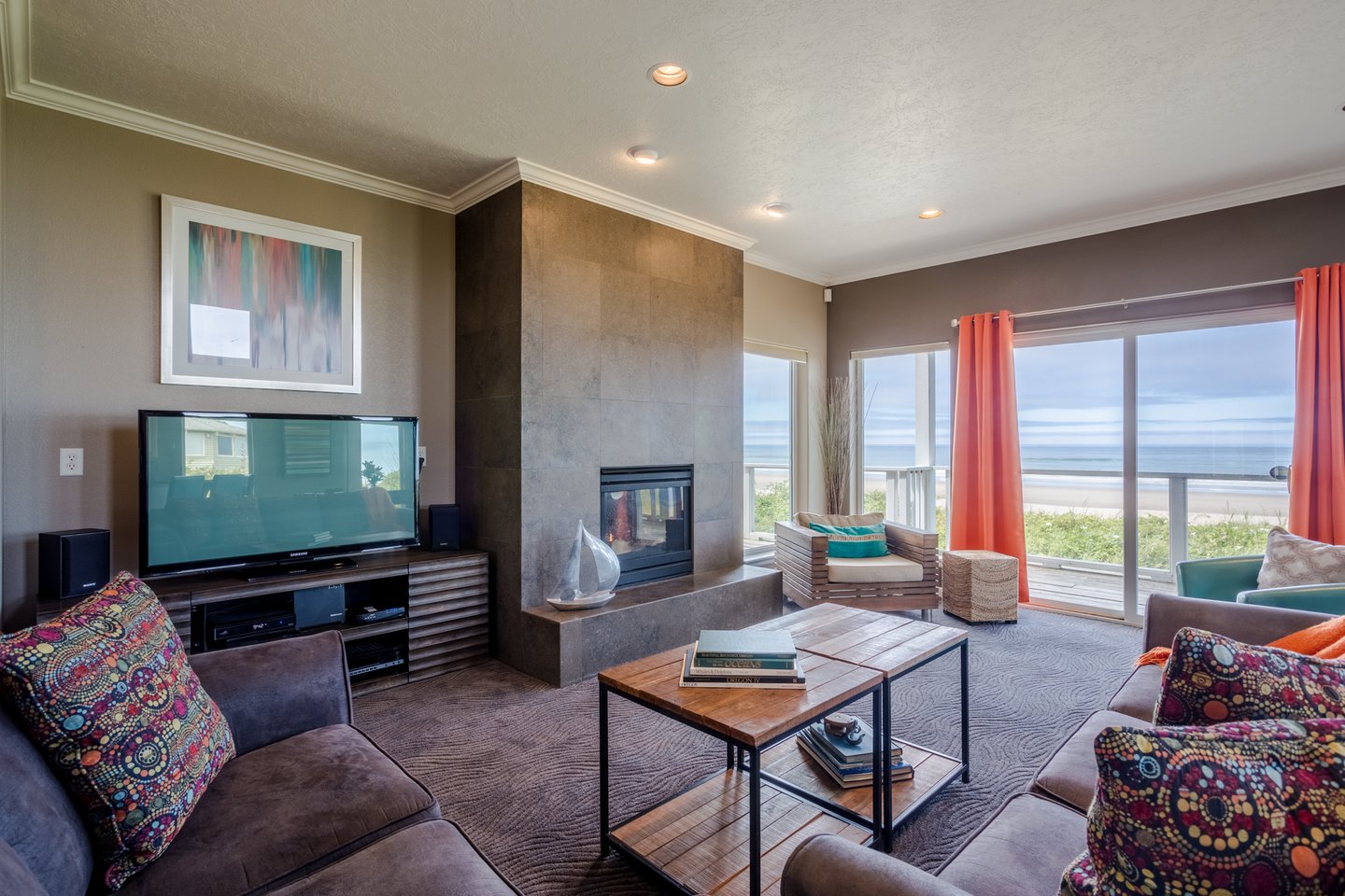 Relax and enjoy the views and easy beach access.
