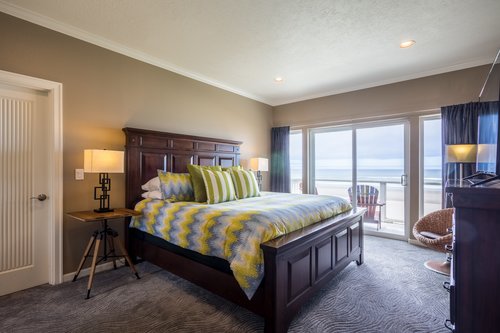 You will love the dramatic beach and ocean views from the primary bedroom.