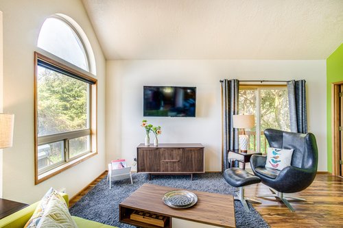 Relax in the sun and watch your favorite movie.