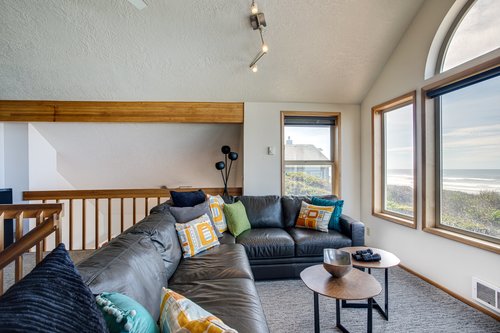 Sit and watch the ocean tides from the second floor.
