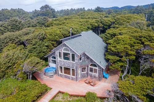 Enjoy your privacy tucked away in the trees.
