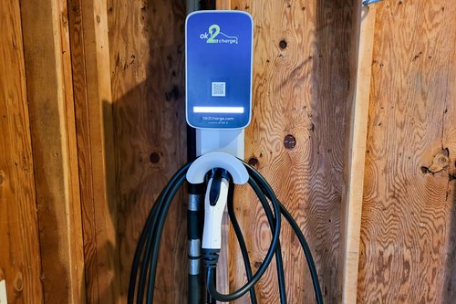 For a small fee you can charge your EV while enjoying the beach.
