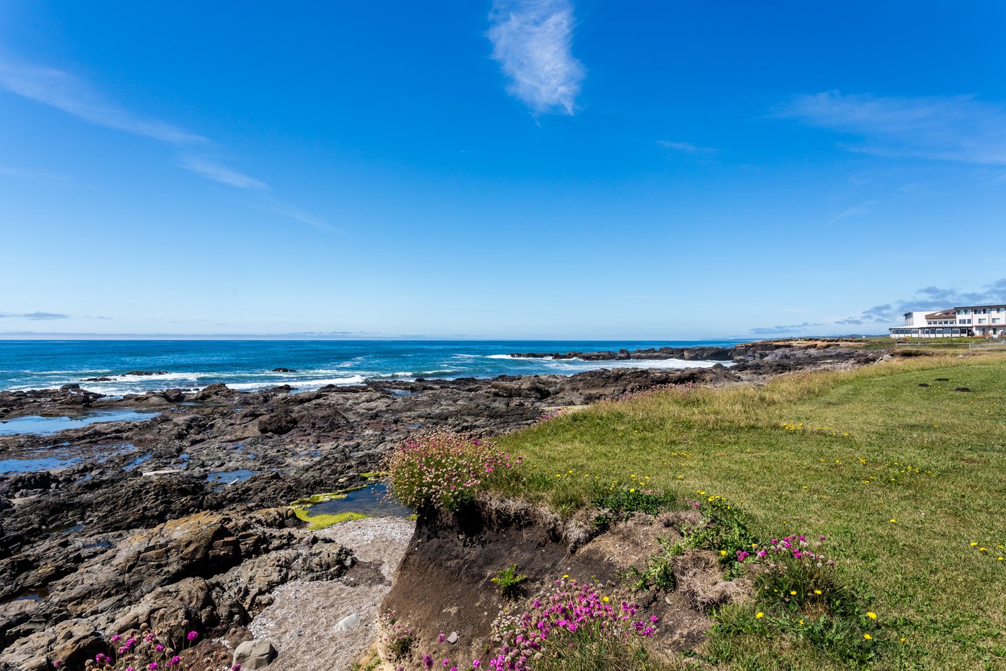 Amazing views of the crashing waves are endless.