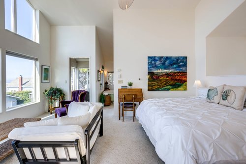 Second floor suite with room to relax and recharge