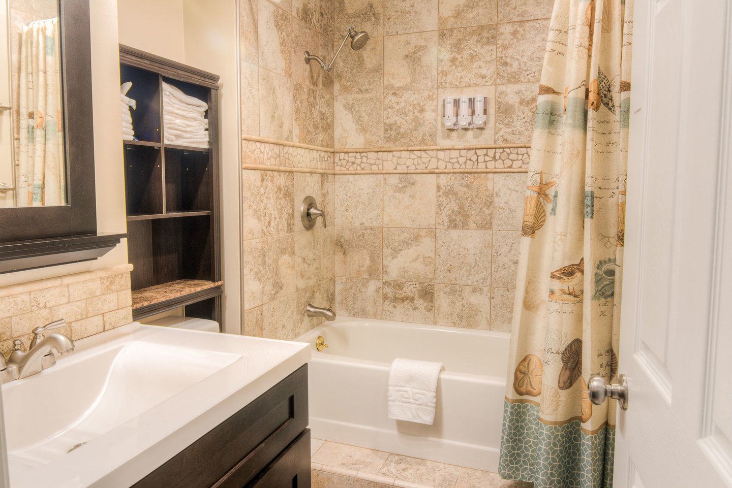The bath.