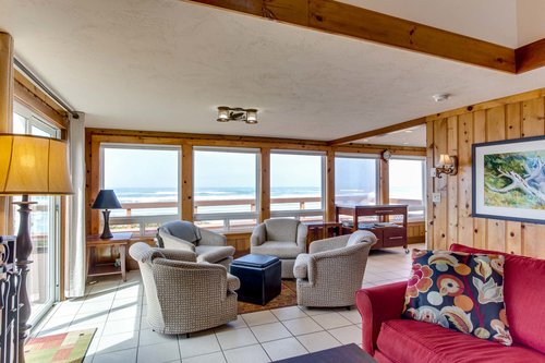 Conversations and lounging are made for this spot!