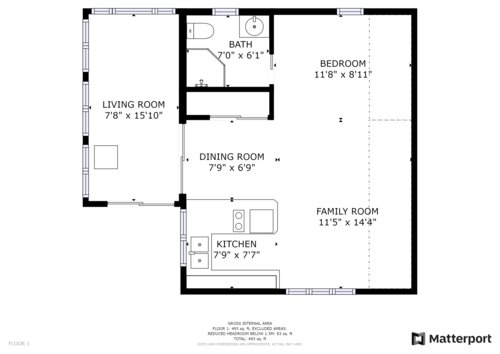 Floor Plan for Apartment