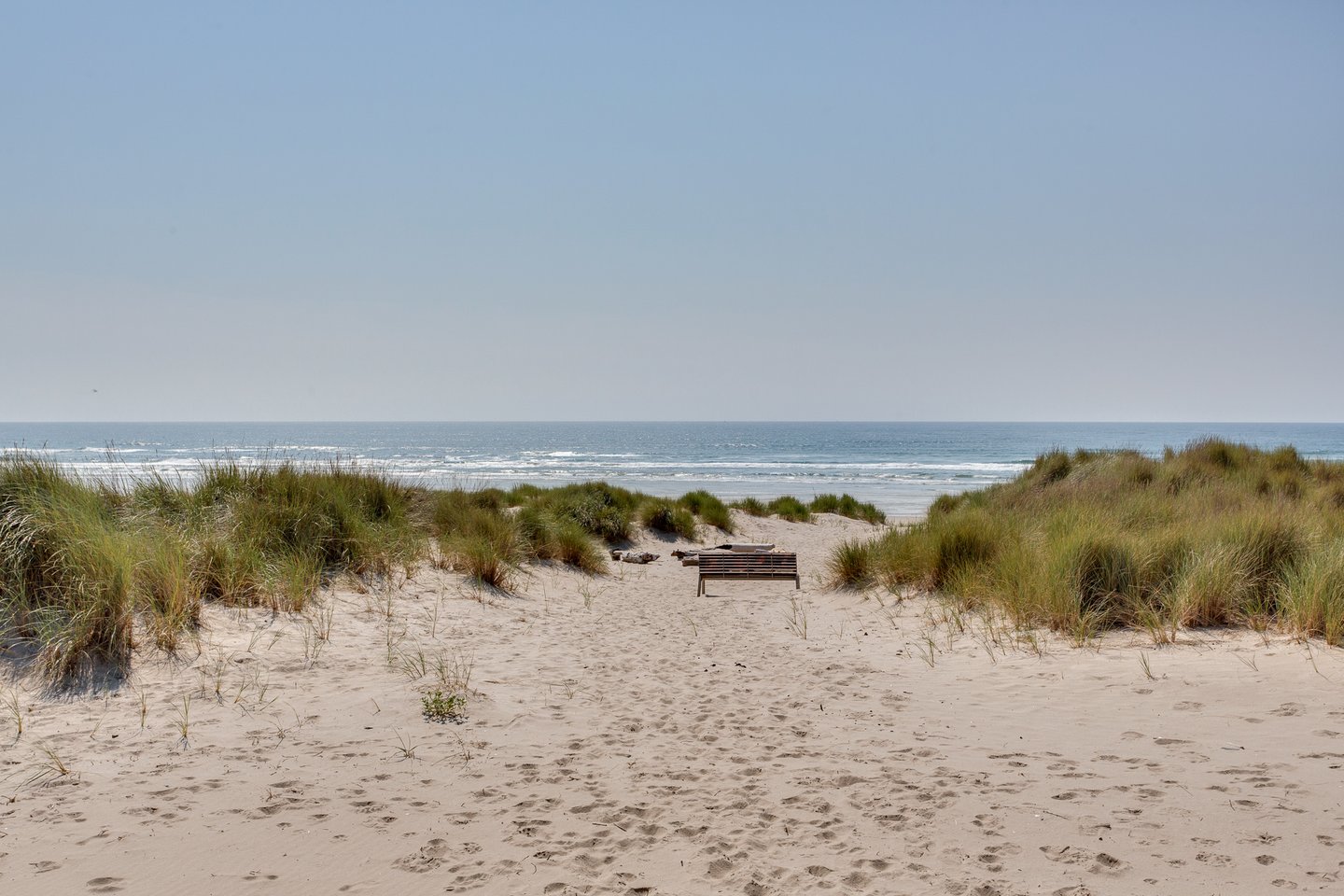Miles of sandy beach beckons you!
