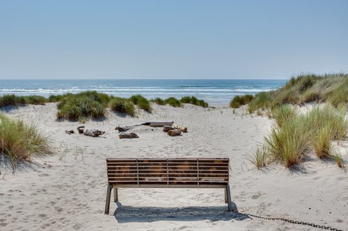 Sit and relax and enjoy the sound of the sea.