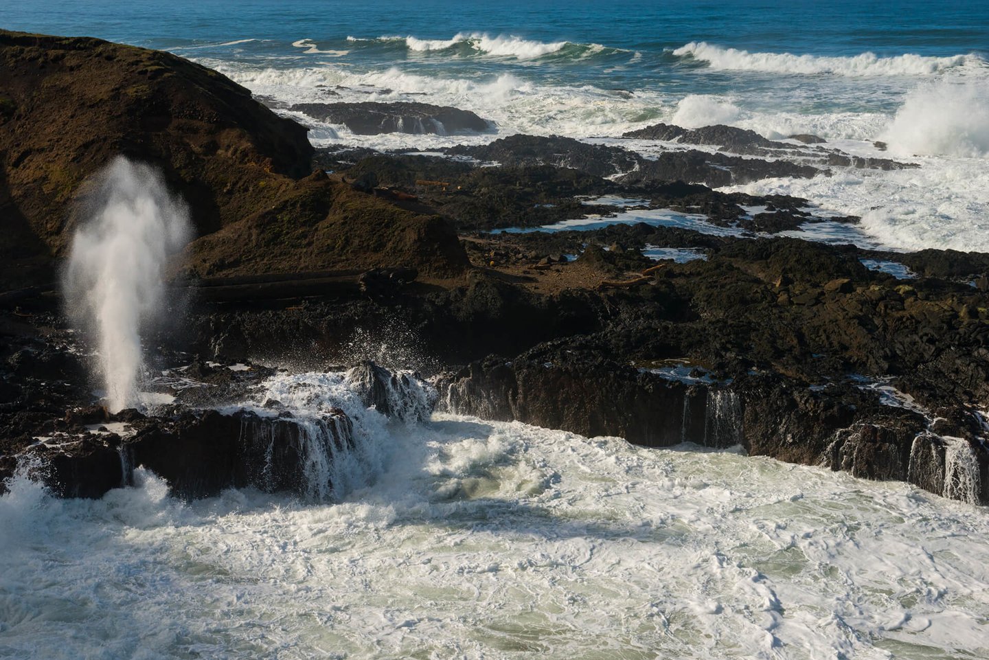 Thor's Well, south of Yachats. Only a 20 minute drive.