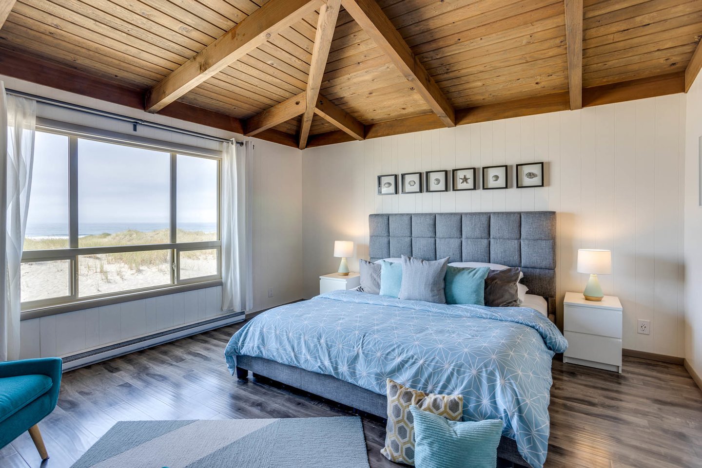 Oceanfront views from the luxurious primary suite.