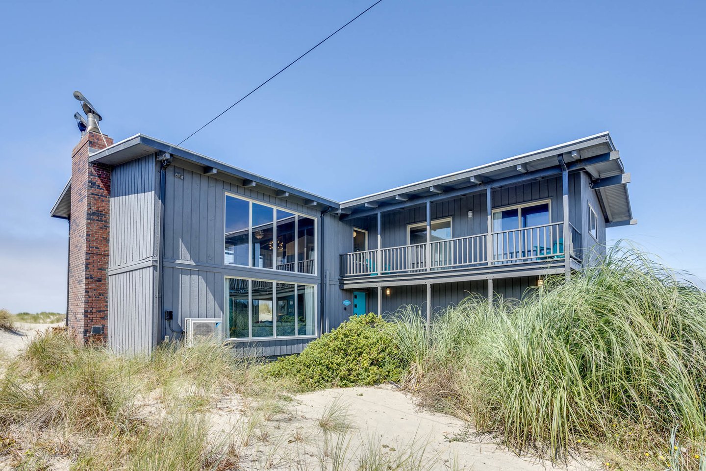 Large home with multiple decks to soak in the views.