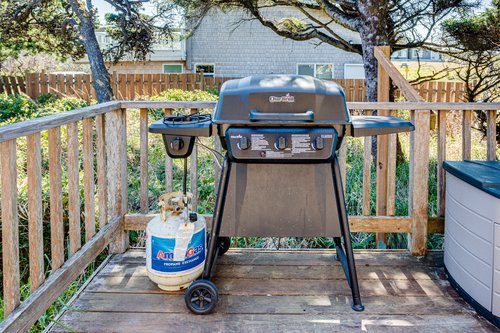 Gas grill for your enjoyment.