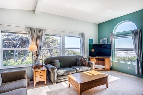 There are two separate living rooms each with their own flat screen HDTV.