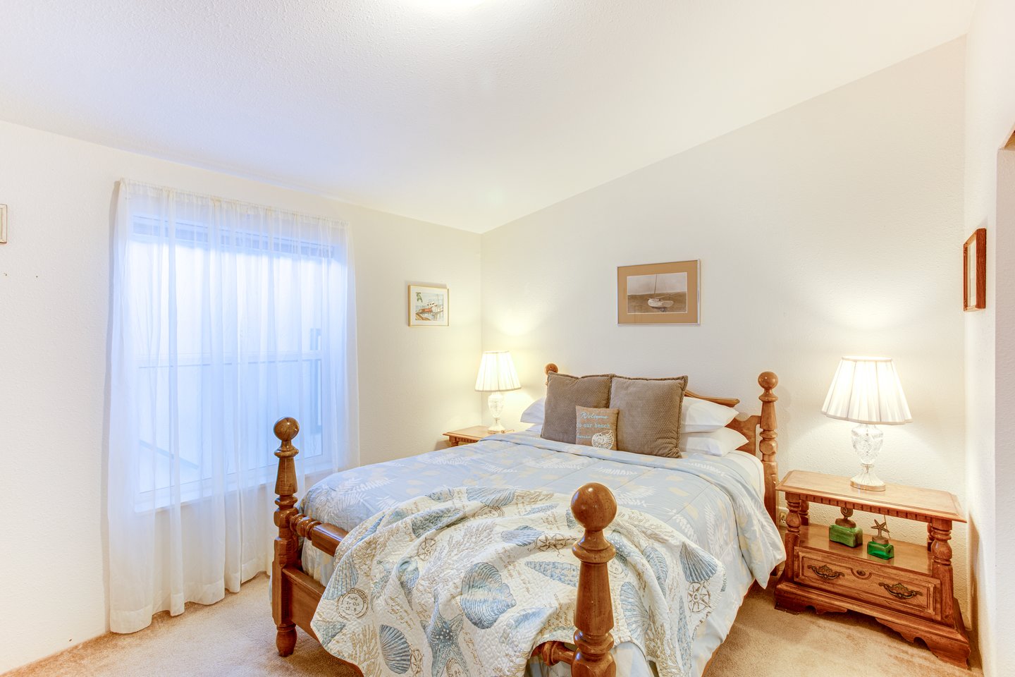 Another Queen bed in the third bedroom.