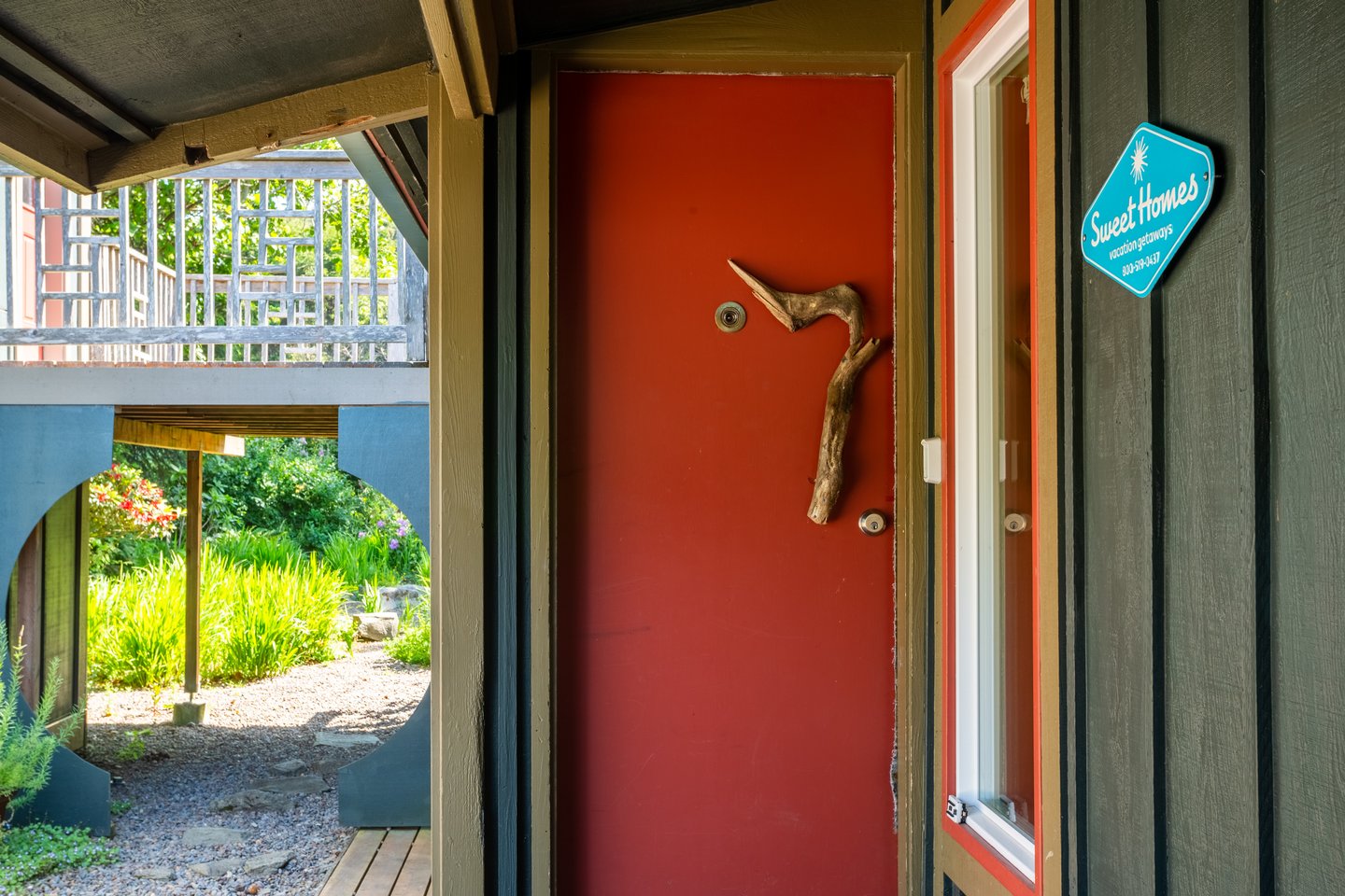 The unique entry is just another great touch to the Zen House.
