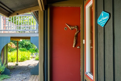 The unique entry is just another great touch to the Zen House.