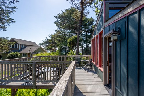 Hear the ocean roar as you enjoy the comfort of the second floor deck.