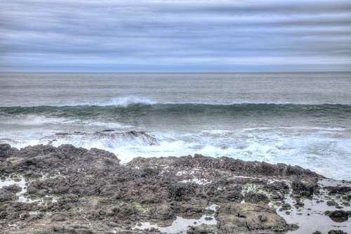Enjoy the tide pools just steps from the home.