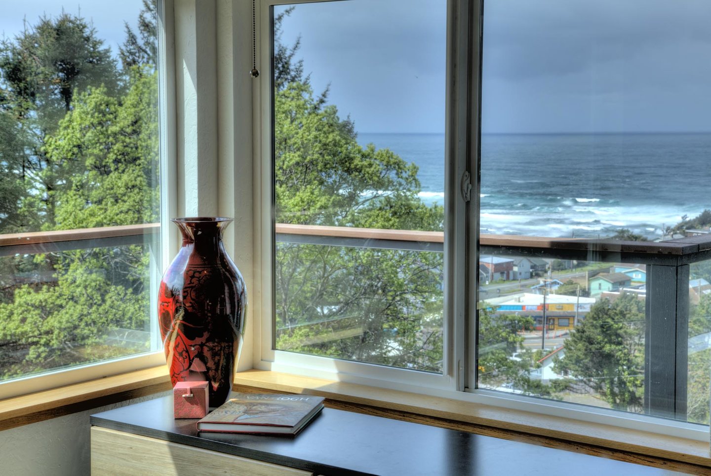 Beautiful views from many windows in the house.