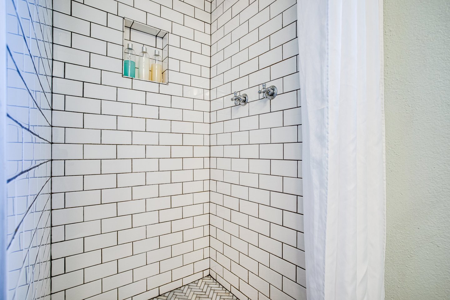 Refresh in the modern shower.