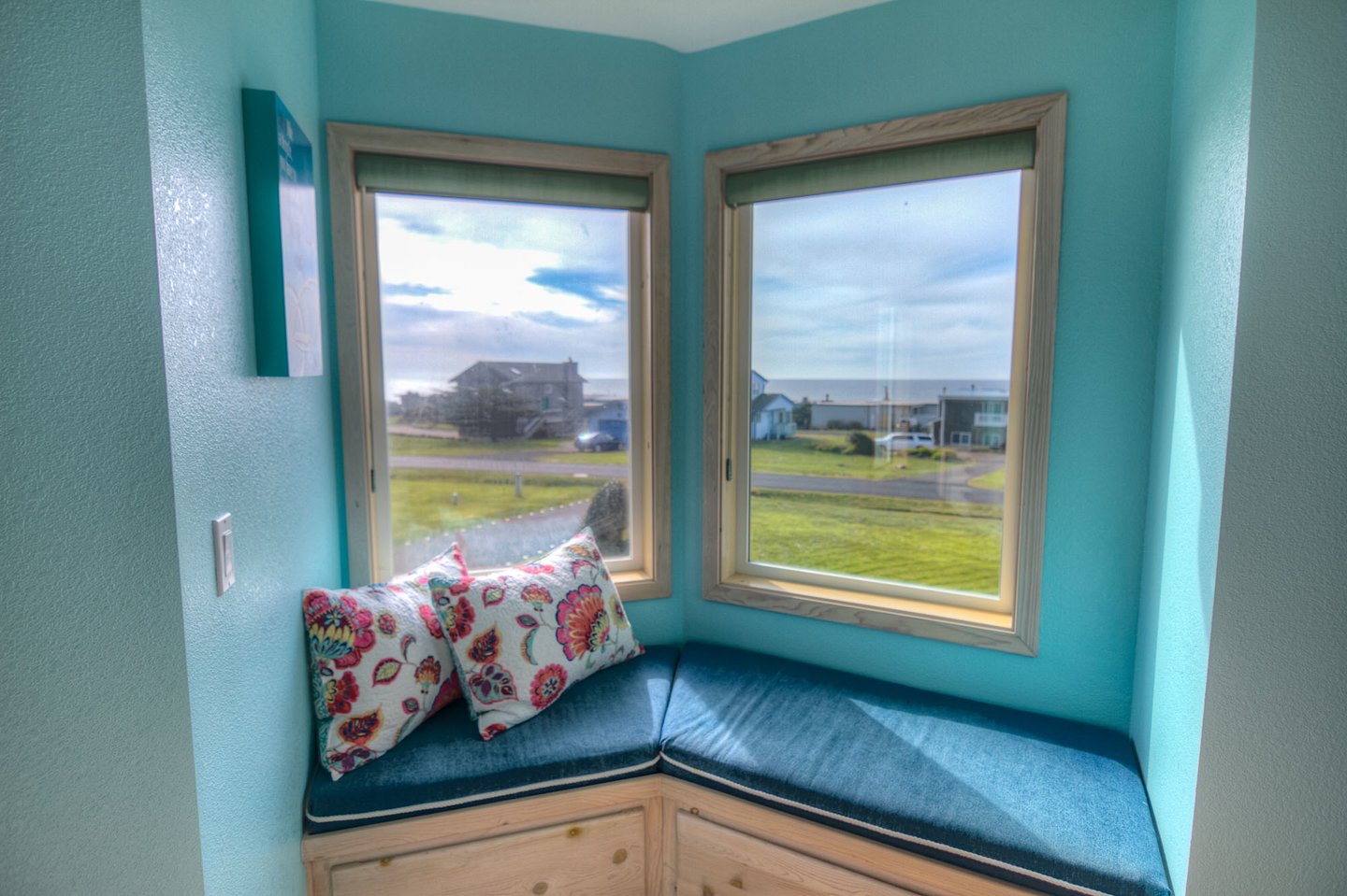 Quiet window nook to enjoy a sunny day.