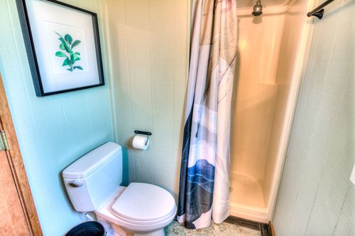 Cottage bathroom.