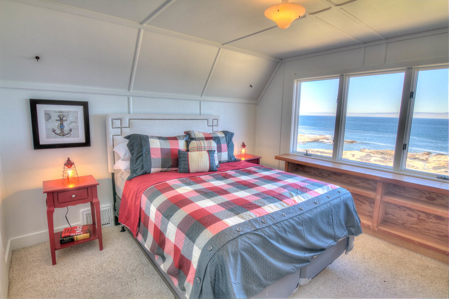 Enjoy a beautiful sunsets while lying in bed!