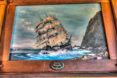 The Glenesslin came aground and some of the reclaimed wood was used to build this house!