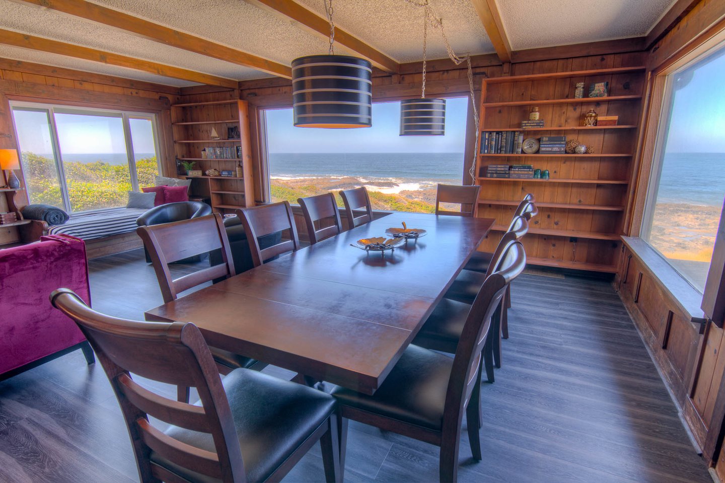 Surrounded by expansive ocean views.