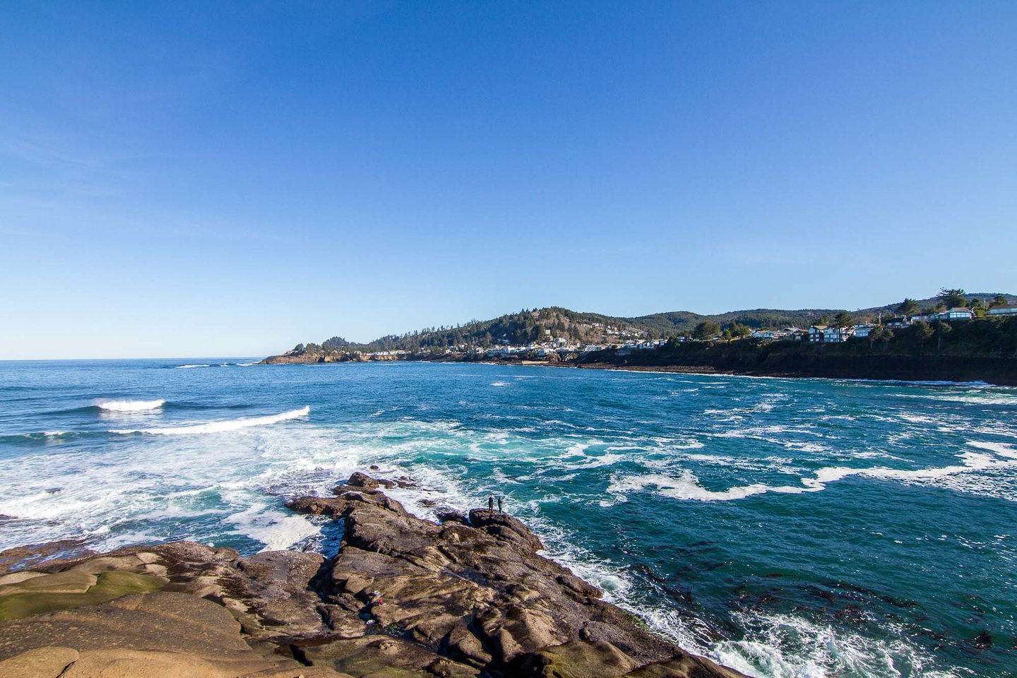 Basalt rocks and crashing waves make for fantastic photo opportunities.