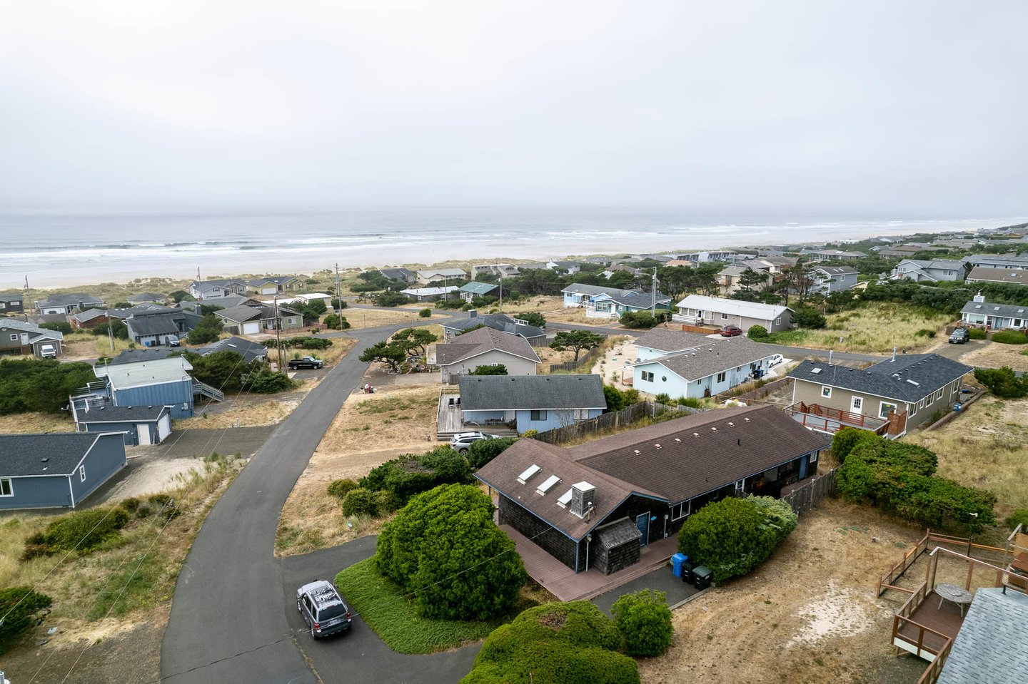 Just a short walk to the beach.