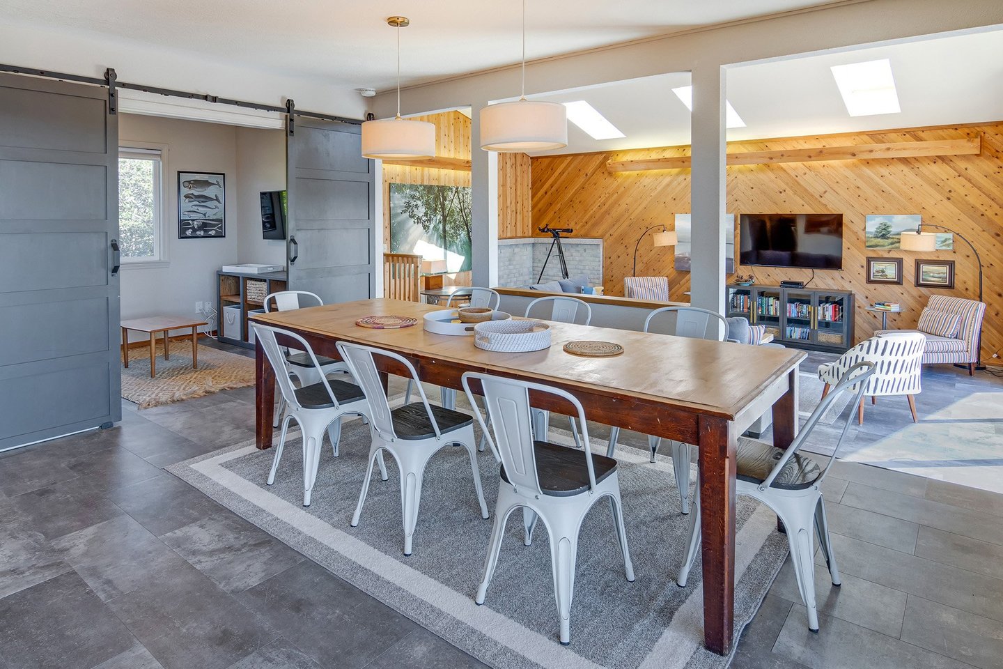 Open concept allows everyone to participate in a family gathering!