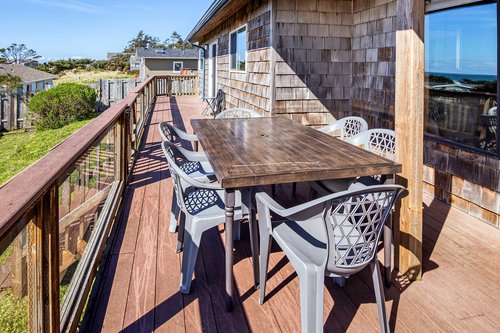 Relax on the deck and watch the different moods of the ocean.