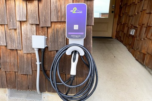Convenient EV Charging Station for you- no apps, just scan the QR Code or respond to email.