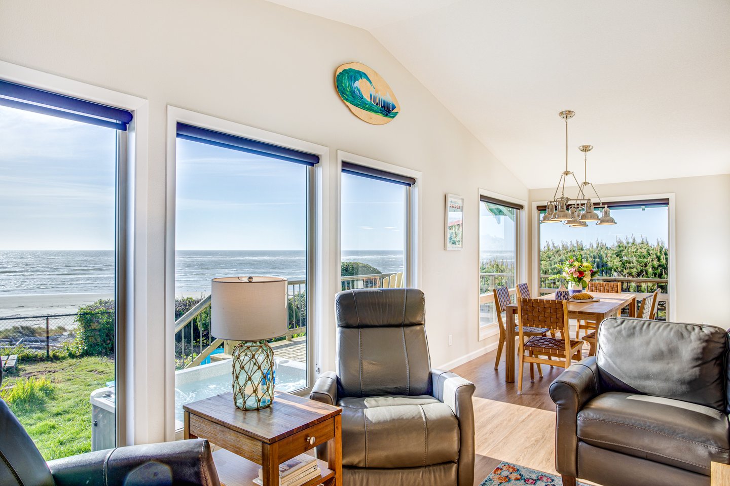 Relax to the motion of the ocean.