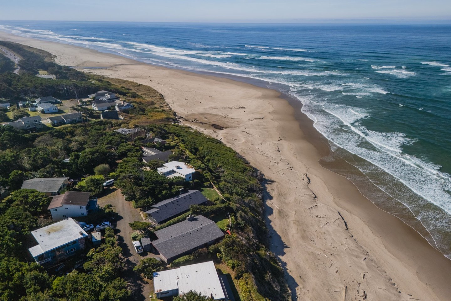 Wonderful ocean front home with neighborhood beach access.
