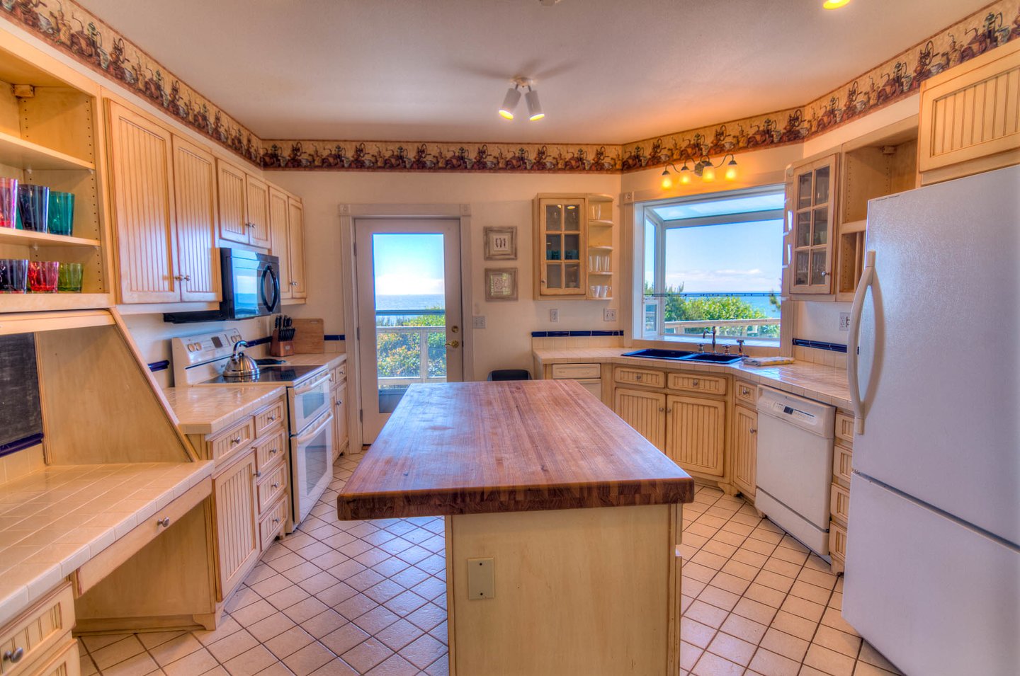 Full kitchen stocked ready for you and your guests.