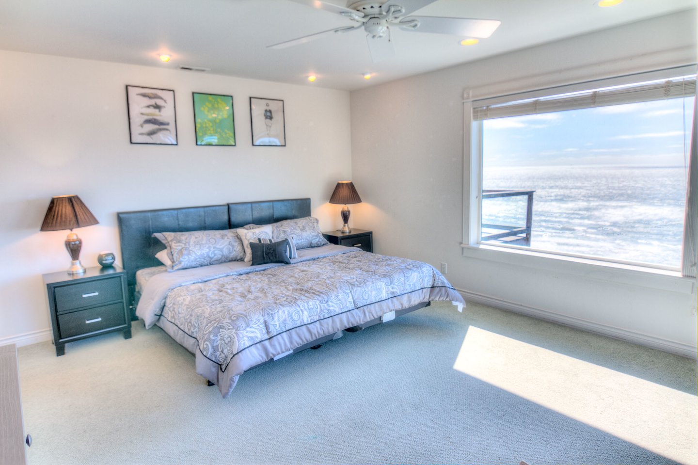 Second floor bedroom 3 with king bed that can be split in to 2 twins with advanced notice.