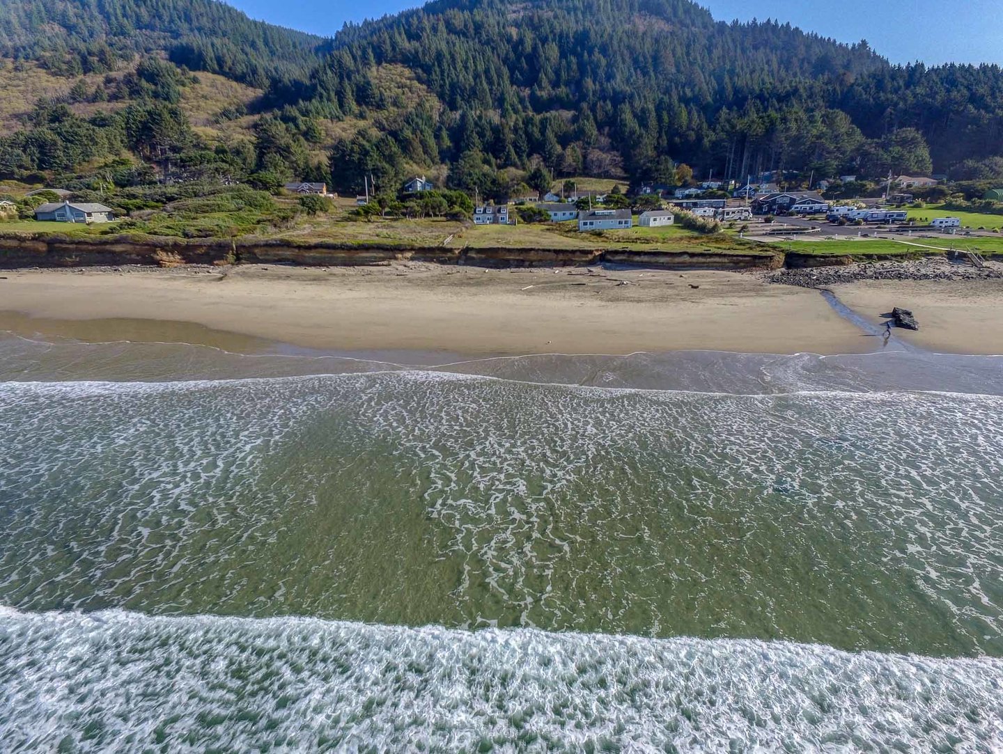 With forest on one side and the Pacific Ocean on the other, it doesn't get any better!