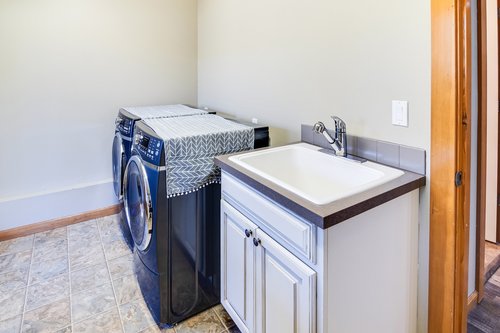 A laundry room for you to use after exploring.