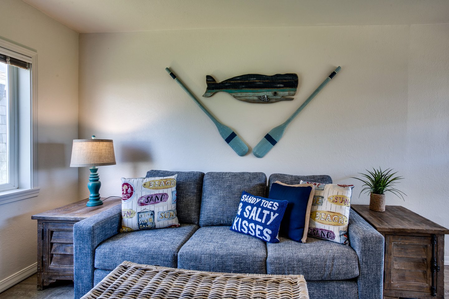 Extra sleeping space with the sleeper sofa!