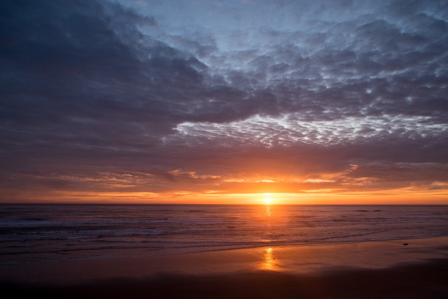 Watch the amazing sunset as you end your beach combing day!